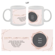 L07 Anniversary Color Changing Mug Photo Print Ceramic Mug Coffee Mug Love Mug Couple Gift For Her G