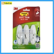 3M - 3M COMMAND 高曼 239852(M) 無痕防水廚具掛勾 (中號) (3件裝) [平行進口]