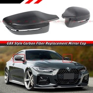FOR 18-25 BMW G15 G20 G22 CARBON FIBER G8X STYLE MIRROR CAP COVERS REPLACEMENT