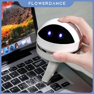 Mini Desk Table Dust Keyboard Dust Vacuum Cleaner Sweeping Robot Desktop Cleaner Lightweight Durable flower