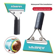 Curved Steel Squeegee Easy Operation Car Window Film Scraper Tool For Tint Installation O1i8