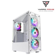 CASING PC GAMING VARRO NUCLEAR G300 + 3 FAN RGB WHITE