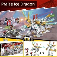 lego ninjago lego ninjago robot Phantom Ninja Season 18 Dragon Rise 2 Like Ice Dragon Mecha Minifigu