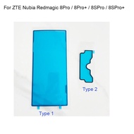 2PCS Adhesive Tape 3M Glue Back Battery cover For ZTE Nubia Redmagic 8 Pro 3M Glue 3M Glue Back Rear Door Sticker 8 Pro+ 8S Pro