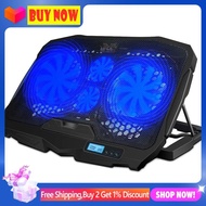 HOME ELEC-Laptop Cooler 2 USB Ports and 4 Cooling Fans Laptop Cooling Air Pad Notebook Stand for 10-15.6 Inch