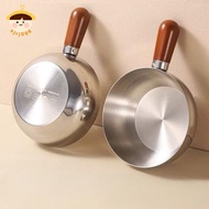 〔8C05〕 Stainless Steel Instant Noodle Pot, Small Pot For One Person, High-value Appearance, Peach Wo