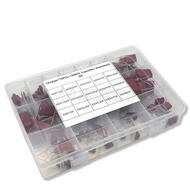 CBB Polypropylene 150Pcs Film Capacitor 0Nf-68Nf 400V 630V Capacitors Assortment Kit 10Nf 22Nf