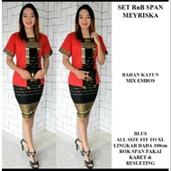 SET KEBAYA  BATIK PENDEK MEYRISKA