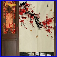 Chinese Style Door Curtain Bedroom Kitchen Partition Curtain Bathroom Shade Curtain Japanese Style Feng Shui Curtain