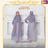 nibras gamis faidaa lilac/ nibras promo/ faidaa gamis anak plum/ gamis