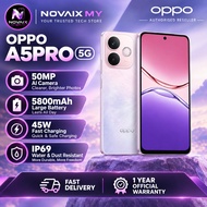 OPPO A5 Pro 5G 8GB+256GB Smartphone | 5800mAh Battery | 45W SUPERVOOC | Durable 5G Phone