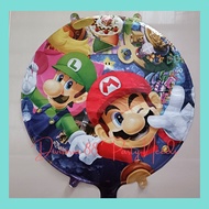 [DV88] No.3 Super Mario Round Foil Balloon (18inches)