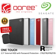 [1TB/2TB/4TB/5TB] SEAGATE EXT HDD 2.5" ONE TOUCH PORTABLE  HARDDISK STORAGE EXTERNAL HARD DISK HARD 