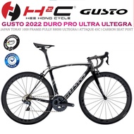 Gusto 2022 TEAM DURO LIMITED & PRO ULTRA Ultegra R8000 UCI approved Carbon Wheelset