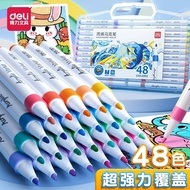 Deli HM108 Acrylic Marker Acrylic Paint Student Dedicated Color Pen Acrylic Pen Marker Set FLZR