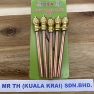 ACCES VALVE 1/4 C/W CAP NUT BRAND USA