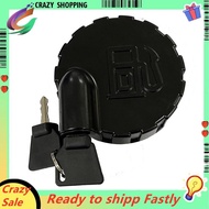 1 PCS 331/45908 331/33064 Fuel Cap Fuel Tank Side Lock Cover Black with 2 Keys ABS for  Excavator 3C