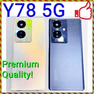 (2 Colors) NEW ORI Back Battery Camera Glass Cover Housing Part for vivo Y78 5G / V2278A (ORIGINAL G