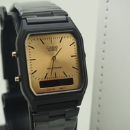 Cassio AQ230 Rosegold Gold Black Copy Original