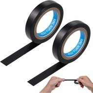 2Pcs Pita Penutup Grip Raket Tenis PVC 0.4Inci ×10.93 Yards Pita Pembalut Grip Raket Badminton untuk