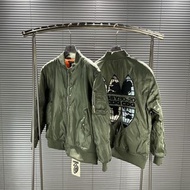 Stussy 斯圖西 x CDG 40周年聯名地圖限定款 MA1 加棉夾克外套｜男女同款｜香港發貨