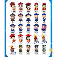 Acrylic Figure Acrylic Trophy Figure Character Trophy Figure Graduation Figure Acrylic Graduation Tr