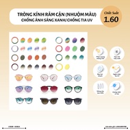 Chemi Drytin 24-color near-sighted sunglasses lenses ultra-thin 1.60 1.67 1.74 dyed color U6 anti-bl