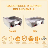 BERES Commercial Stainless Steel Griddle Gas Griddle Dapur Burger Dapur Roti Canai Dapur Bakar Ikan