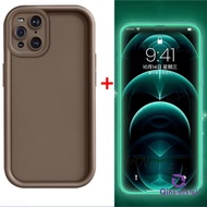 2in1 Phone Case+luminous Tempered Glass VIVO Y36 Y27 Y02 Y02a Y02t Y35 Y16 Y20 Y20i Y12a Y12s Y20g Y