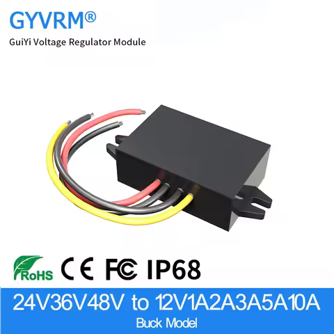 DC-DC Power Conventer 24V to 12V 1A 2A 3A 5A 10A Voltage Regulator Buck 24V 36V 48V 60V to 12V 3A 36