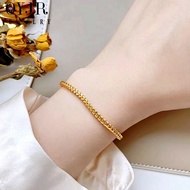 OYJR Drawstring Bracelet for Women Non Tarnish Gelang Tangan Perempuan Gold Chain Classic Gift 手链