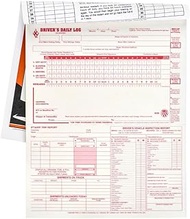 5-in-1 Driver Daily Log Book 5 Pack, Book Format with 31 Sets, 2-Ply Carbonless, 8.5" x 11", J. J. K