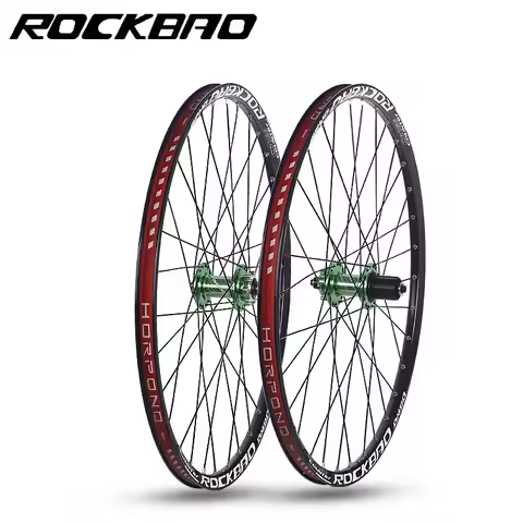 ROCKBAO Mountain Bike Wheelset 24/26/27.5/29inches Disc Brake 4Bearings 7-12speed Quick Release 29er