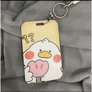 Cute character motif ID card holder, cute card & photo card holder