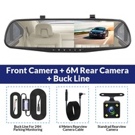 E-ACE Car Dvr Mirror FHD 1080P Dash Camera 4.3 Inch DVRs Support Rearview Camera Video Recorder Camcorder Auto Registrar Dashcam