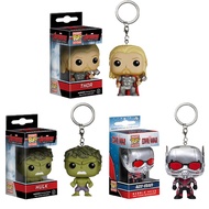 Funko Pop ! Keychain Marvel《The Avengers》Ant-Man Hulk Thor Figure