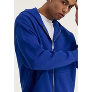 ASNH AUTHENTIC ~ Trend blue boxy Zipper Hoodie // premium men's boxy Zipper Hoodie // boxy Zipper Ho