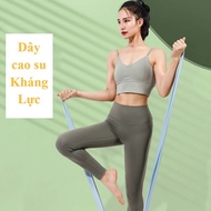 Elastic Resistance Rubber Bands Gym Yoga Pilates, Women's Gym Elastic Bands Increase Muscle Strength