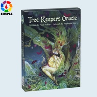 10.4*7.3cm Tree Keepers Oracle 44 Pcs Cards Oracle Deck Party Game