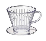 Kalita - 【日本製造】平底咖啡濾杯 - 透明 2-4人用 (102FT) (平行進口)