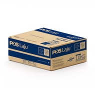 ✅READY STOCK✅Pos Laju Prepaid Box - Blue (L)