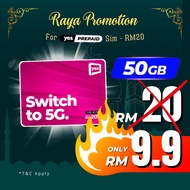 YES FT5G LAGI POWER 35 Simkad Prepaid Postpaid 4G 5G 150GB / Unlimited Data Unlimited Call & Data Ho