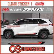 CLOWN sticker kijang innova Zenix accessories kijang innova Zenix