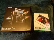 Fujifilm Instax Wide Evo 拍立得相機+一盒相紙