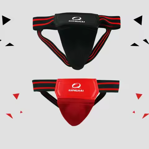 Adjustable Crotch Protector Jockstrap Groin Guard Groin Protector Cup Professional Taekwondo Boxing