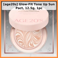 [age20s] Glow-Fit Tone Up Sun Pact, 12.5g, 1pc / Korean Sun Pact / Dewy Finish / 100% Authentic by m