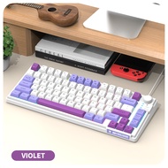 FIREWOLF K81 Wired Mechanical Feeling Mixed Led Light 80 Key Contrast Color Gaming Keyboard