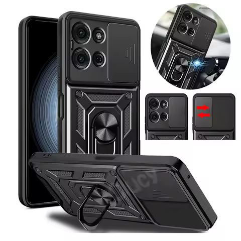 Slide Camera Lens Protector Armor Case For Motorola Moto G85 G84 G75 G200 G54 G60 G100 G55 G51 Milit