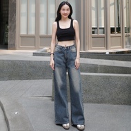 กางเกงยีนส์ขากระบอกใหญ่ รุ่น Boozy Jeans