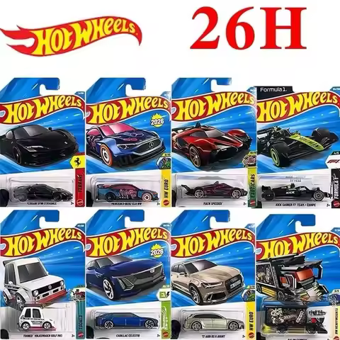 Hot Wheels Diecast Alloy Mercedes Benz CLA Ferrari SF90 Cadillac F1 Race Car Model 2026 H Batch Coll